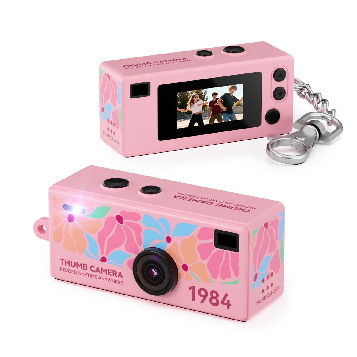 MiniSnap Pop – Thumb-Size Keychain Camera