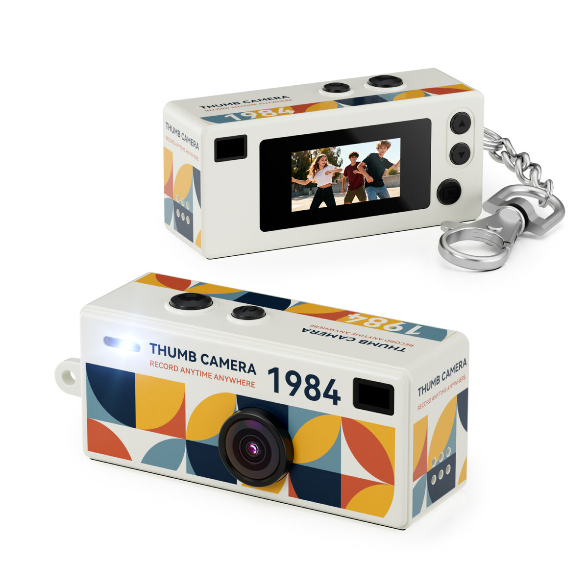 MiniSnap Pop – Thumb-Size Keychain Camera
