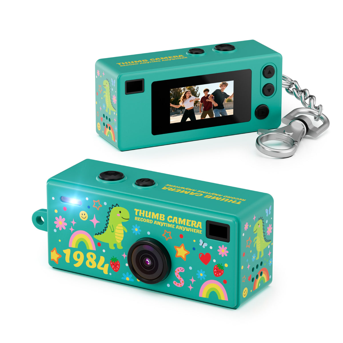 MiniSnap Pop – Thumb-Size Keychain Camera