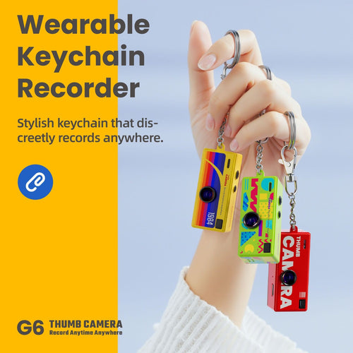 MiniSnap Pop – Thumb-Size Keychain Camera