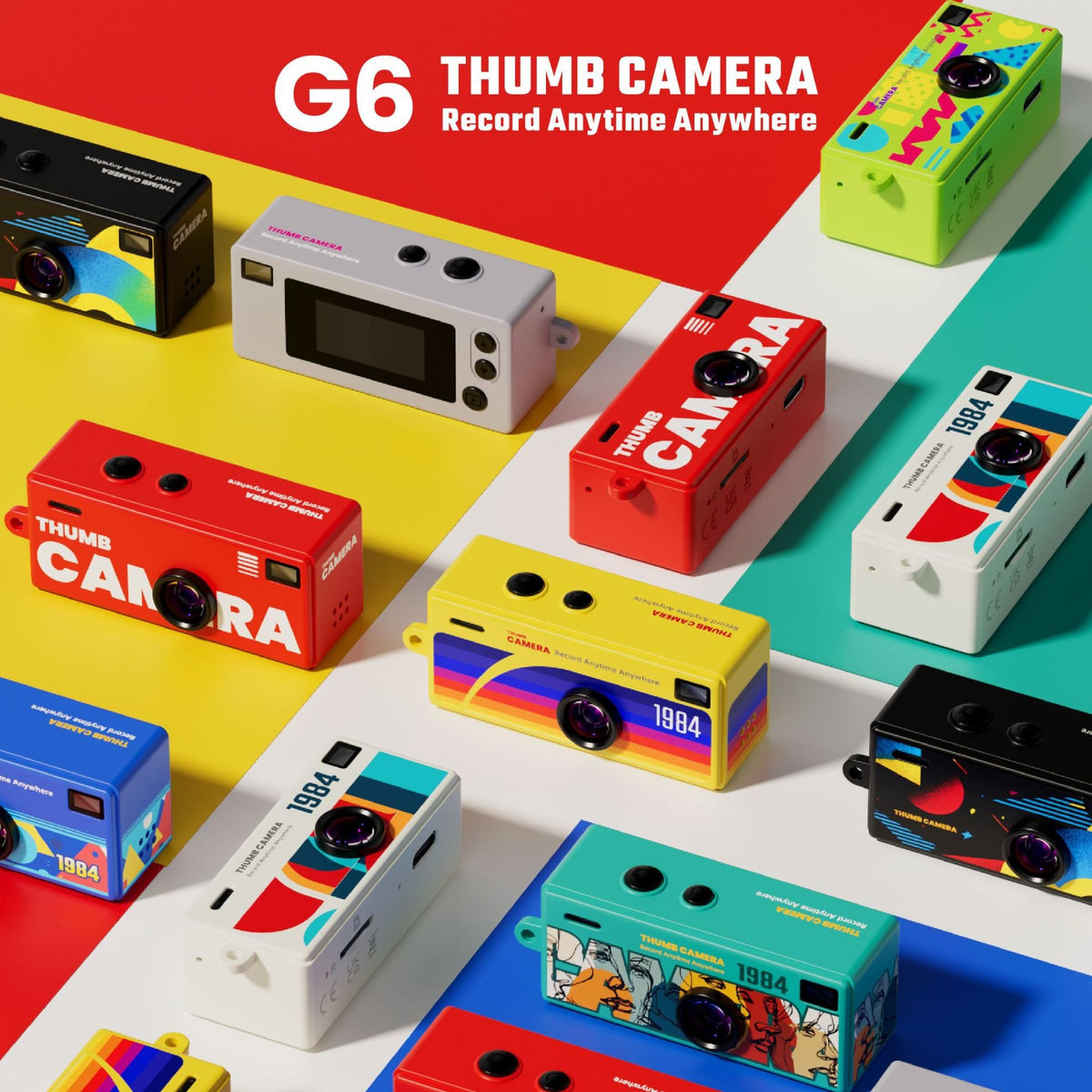MiniSnap Pop – Thumb-Size Keychain Camera
